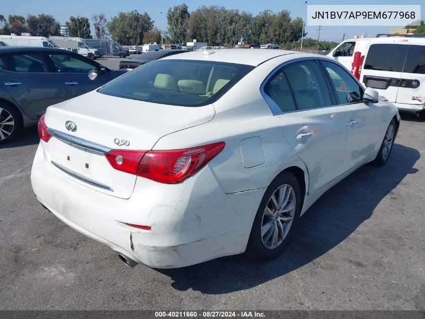 JN1BV7AP9EM677968 2014 Infiniti Q50 Premium