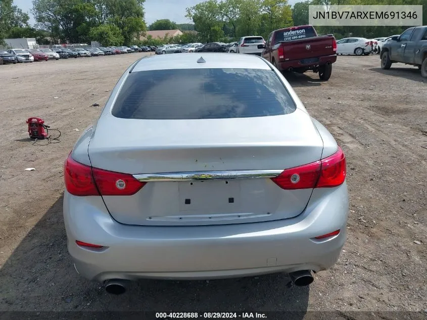 JN1BV7ARXEM691346 2014 Infiniti Q50 Premium