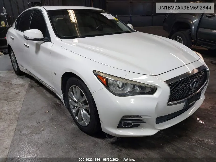 2014 Infiniti Q50 Premium VIN: JN1BV7AR9EM692844 Lot: 40231966