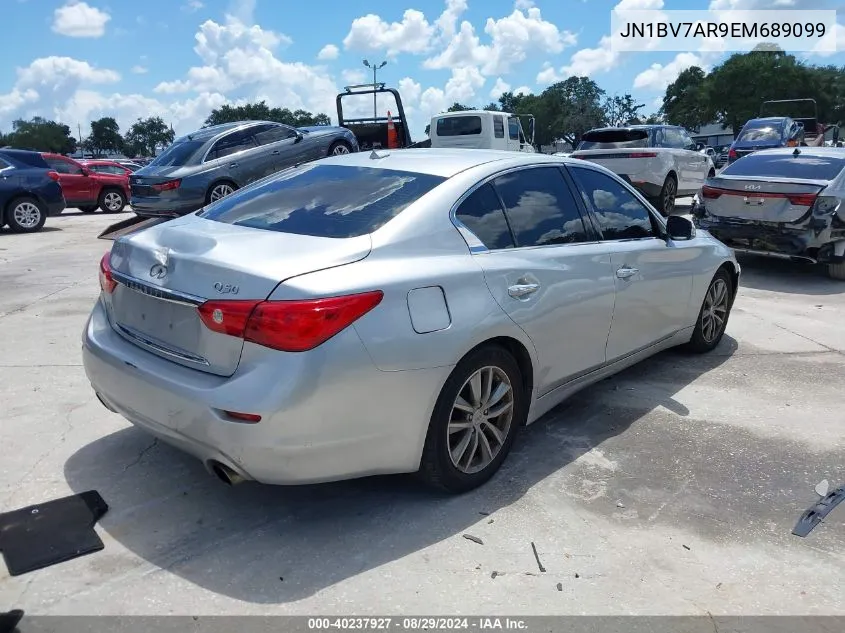 2014 Infiniti Q50 Premium VIN: JN1BV7AR9EM689099 Lot: 40237927