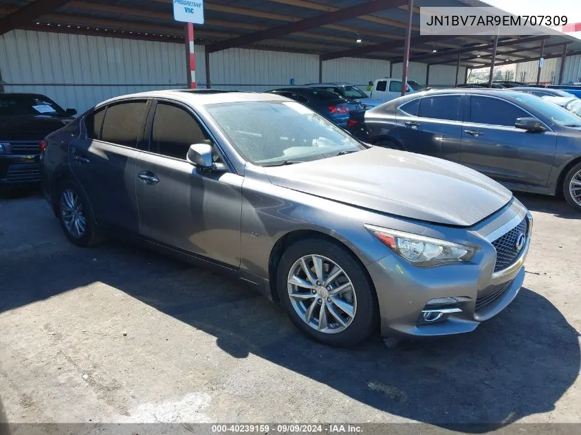 2014 Infiniti Q50 Premium VIN: JN1BV7AR9EM707309 Lot: 40239159