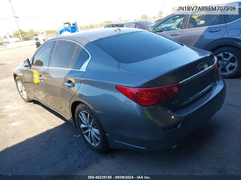 JN1BV7AR9EM707309 2014 Infiniti Q50 Premium