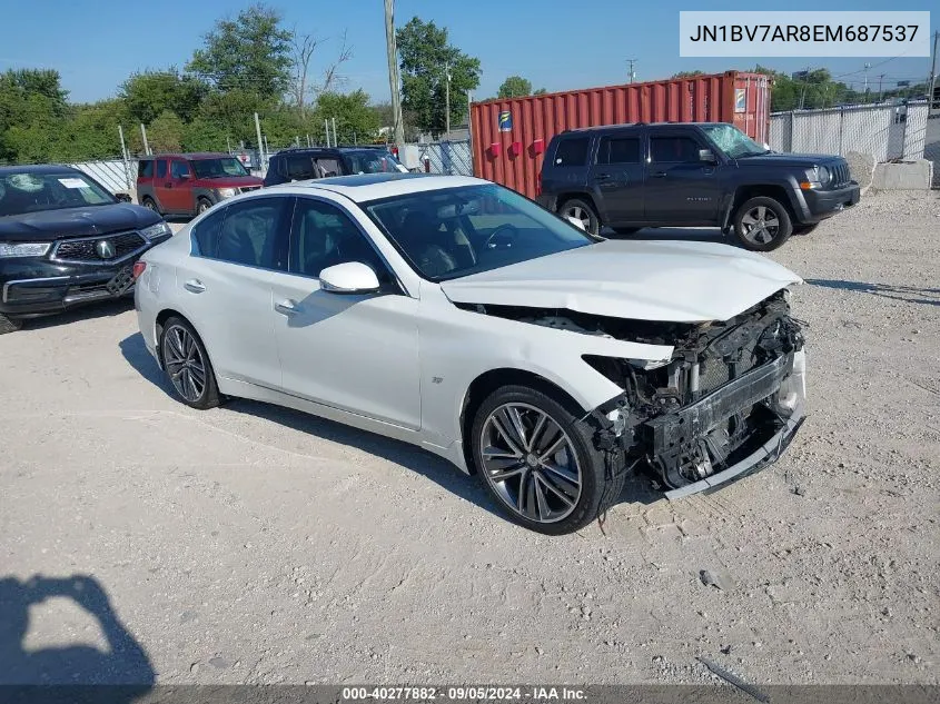 JN1BV7AR8EM687537 2014 Infiniti Q50 Premium/Sport