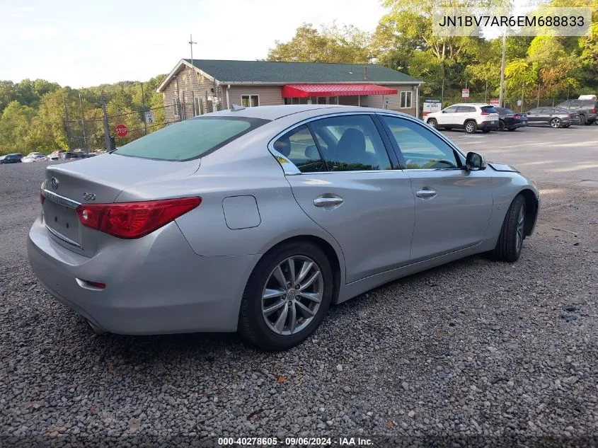 JN1BV7AR6EM688833 2014 Infiniti Q50 Premium/Sport