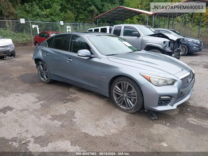 JN1AV7AP9EM690053 2014 Infiniti Q50 Hybrid Hybrid Premium/Sport