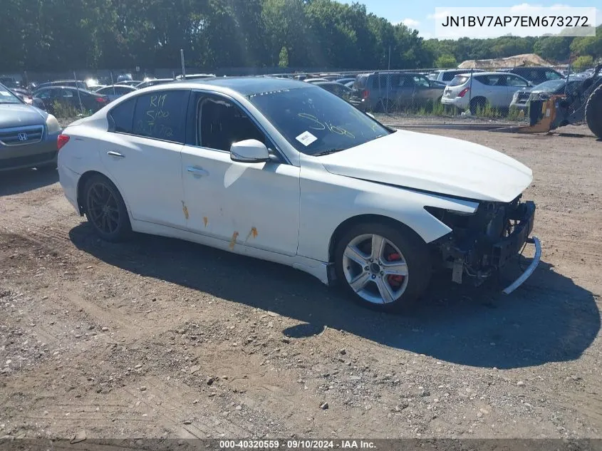 JN1BV7AP7EM673272 2014 Infiniti Q50 Premium