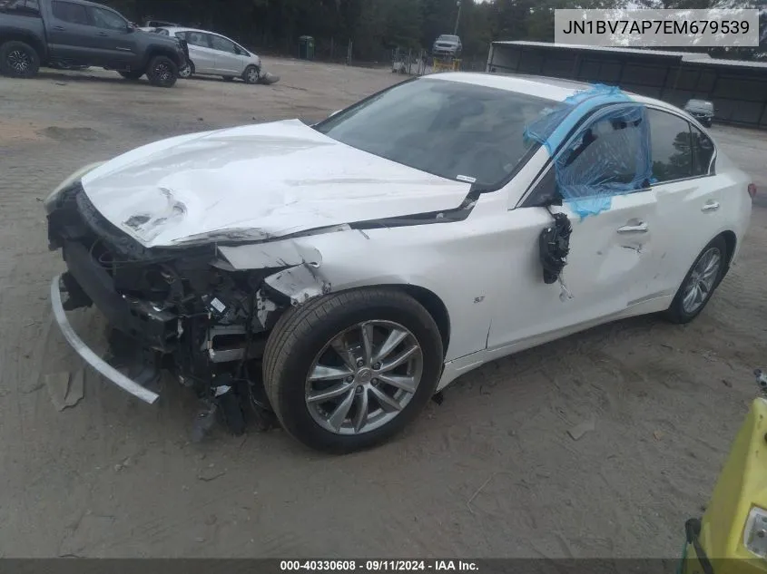 JN1BV7AP7EM679539 2014 Infiniti Q50 Premium