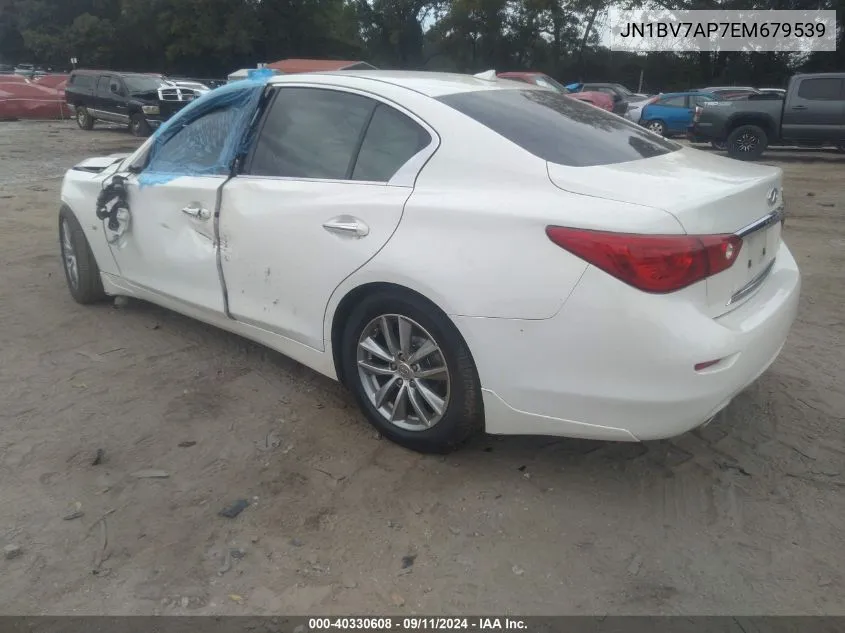 JN1BV7AP7EM679539 2014 Infiniti Q50 Premium