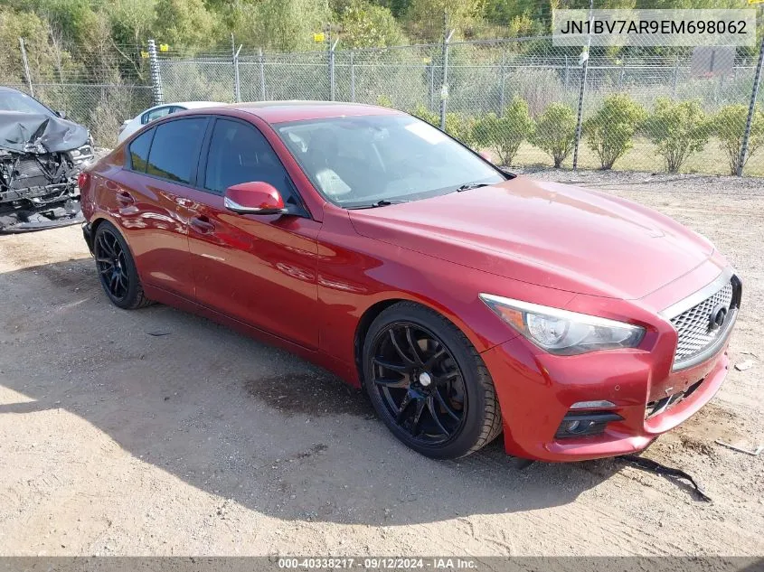 JN1BV7AR9EM698062 2014 Infiniti Q50 Premium