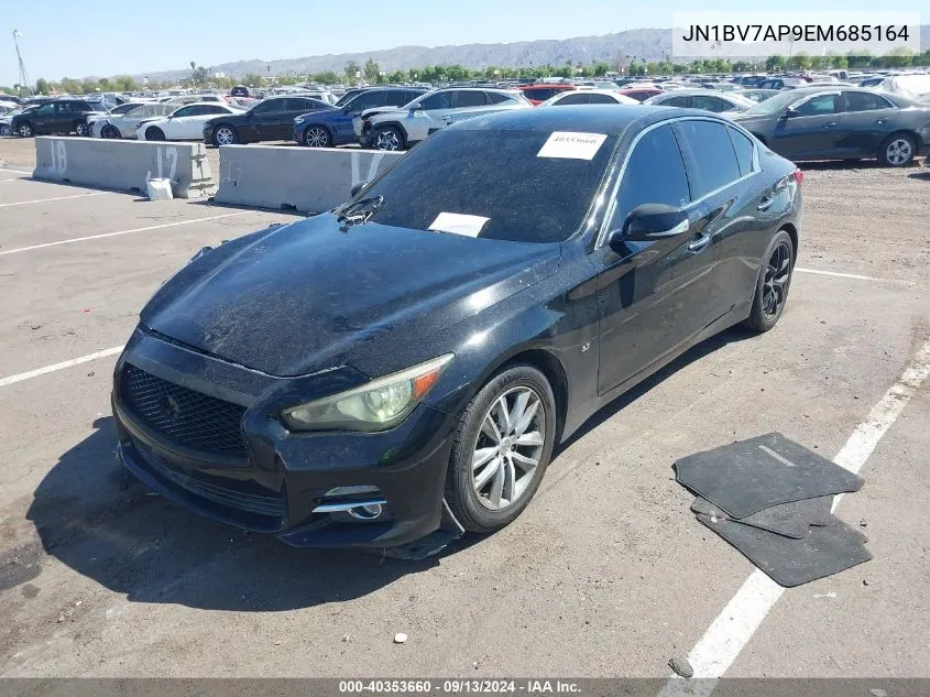 JN1BV7AP9EM685164 2014 Infiniti Q50