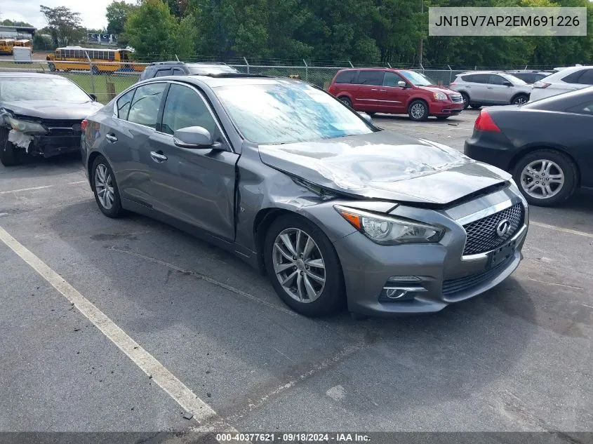 JN1BV7AP2EM691226 2014 Infiniti Q50 Premium/Sport