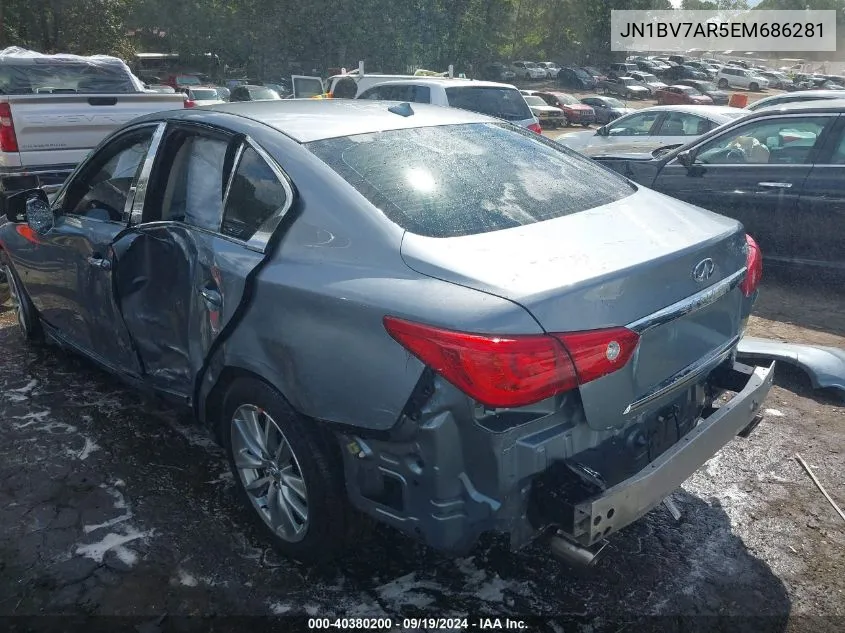 JN1BV7AR5EM686281 2014 Infiniti Q50 Premium