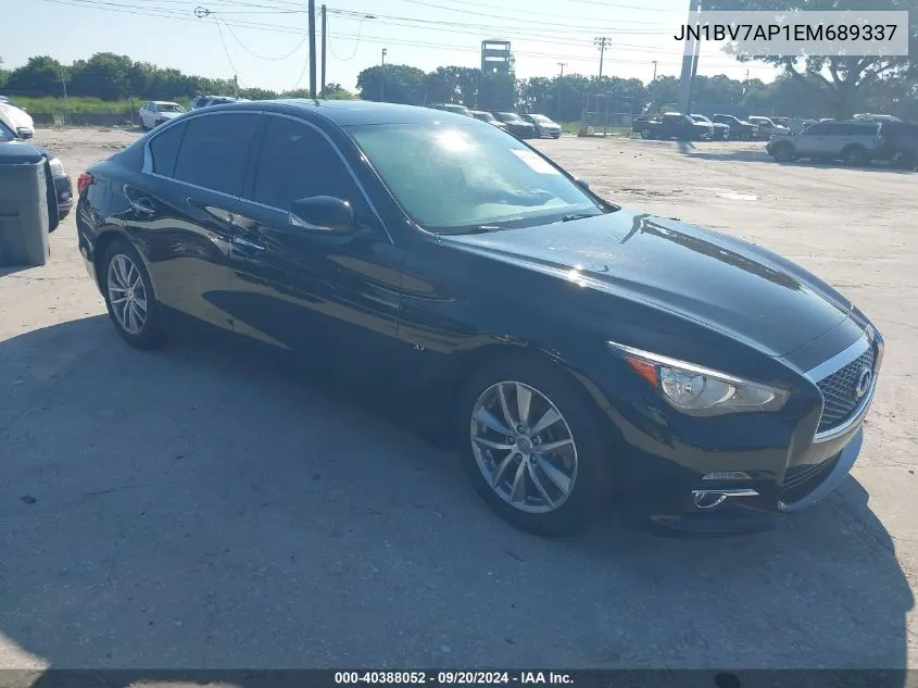 JN1BV7AP1EM689337 2014 Infiniti Q50