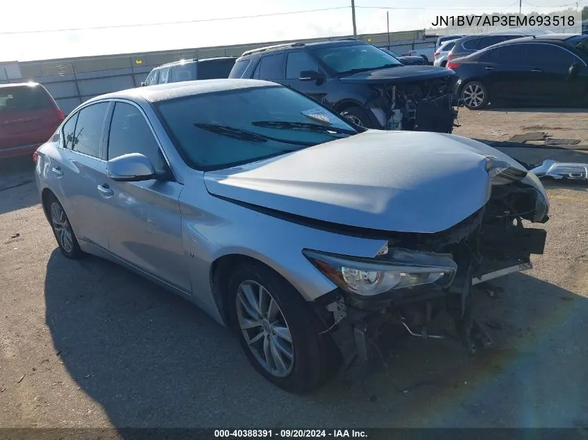 JN1BV7AP3EM693518 2014 Infiniti Q50 Premium