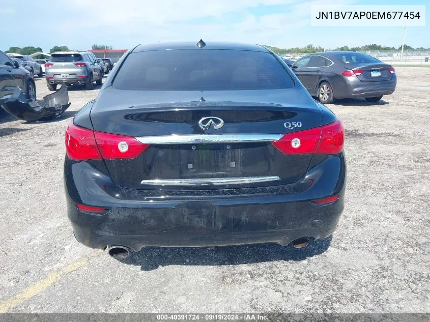 JN1BV7AP0EM677454 2014 Infiniti Q50 Premium