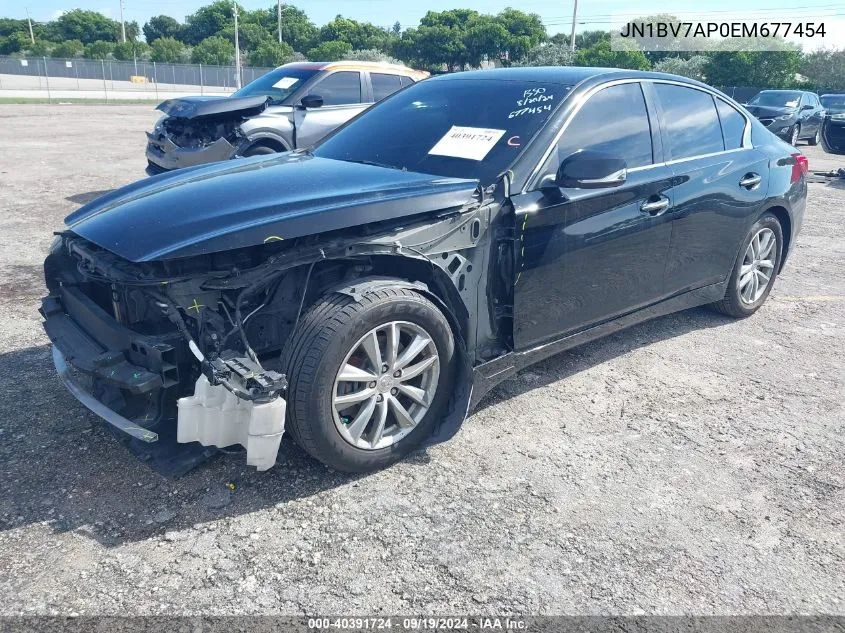 JN1BV7AP0EM677454 2014 Infiniti Q50 Premium