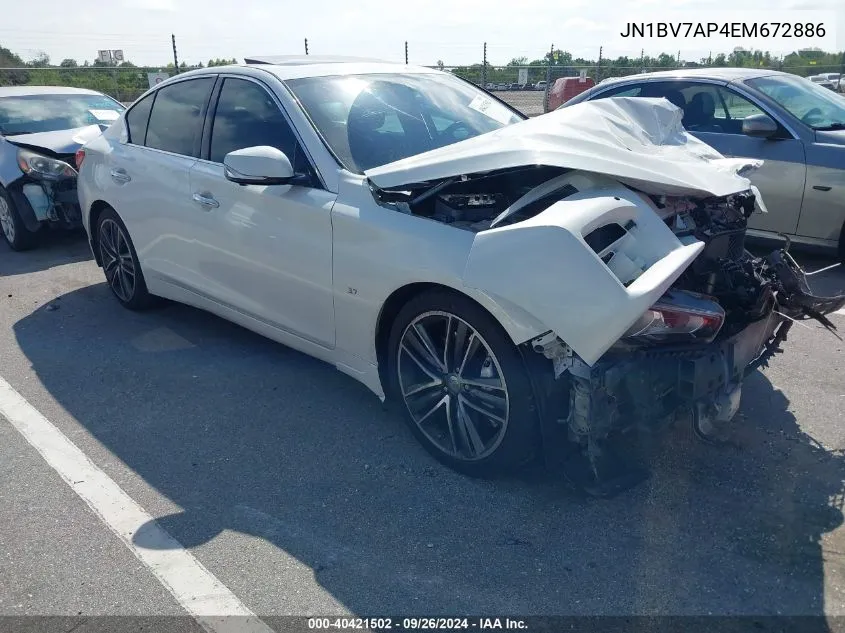 JN1BV7AP4EM672886 2014 Infiniti Q50 Sport