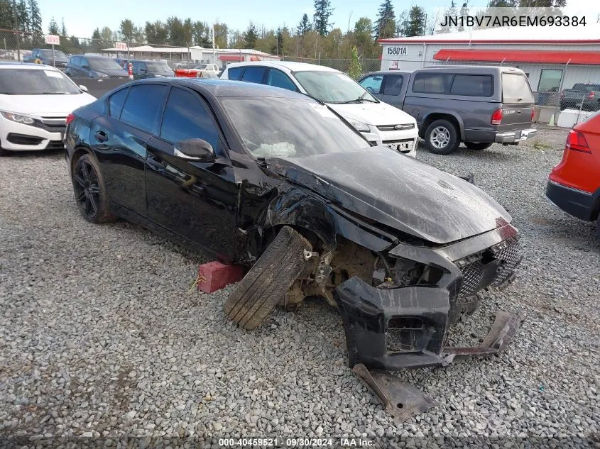 2014 Infiniti Q50 Premium/Sport VIN: JN1BV7AR6EM693384 Lot: 40459521