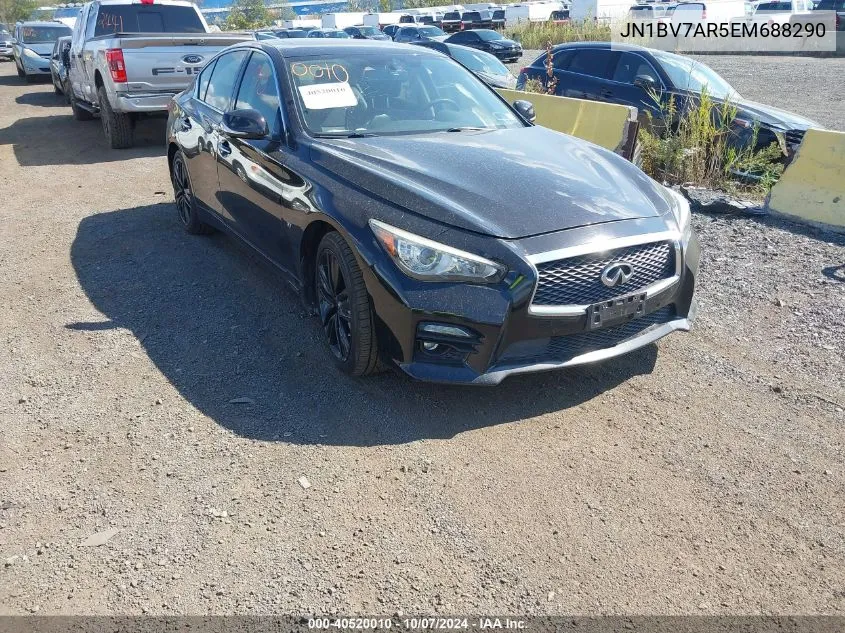 2014 Infiniti Q50 Premium/Sport VIN: JN1BV7AR5EM688290 Lot: 40520010