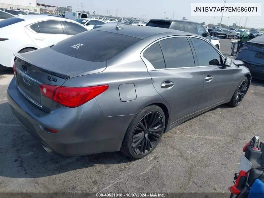 JN1BV7AP7EM686071 2014 Infiniti Q50 Premium/Sport