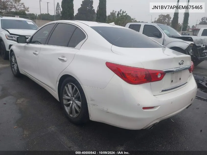 JN1BV7AP6EM675465 2014 Infiniti Q50 Premium