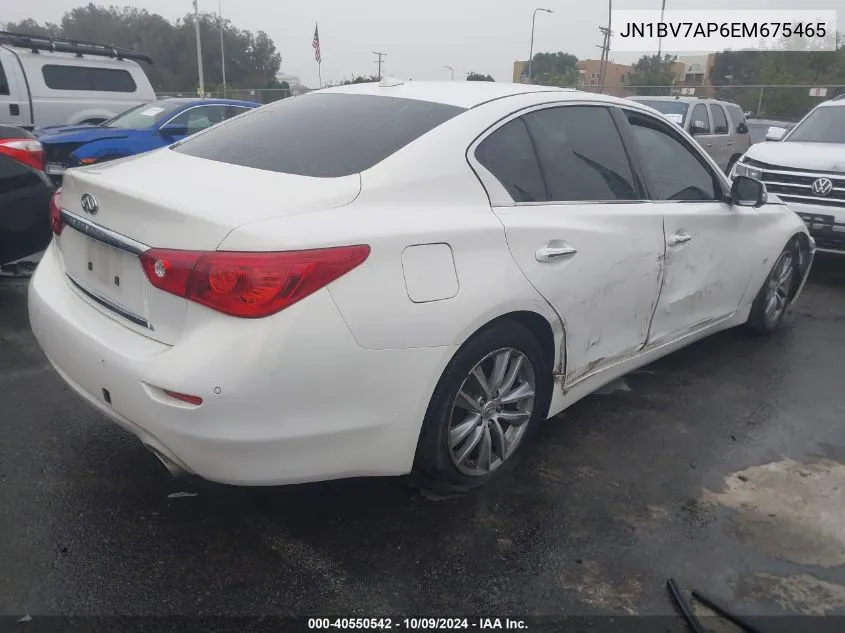 JN1BV7AP6EM675465 2014 Infiniti Q50 Premium