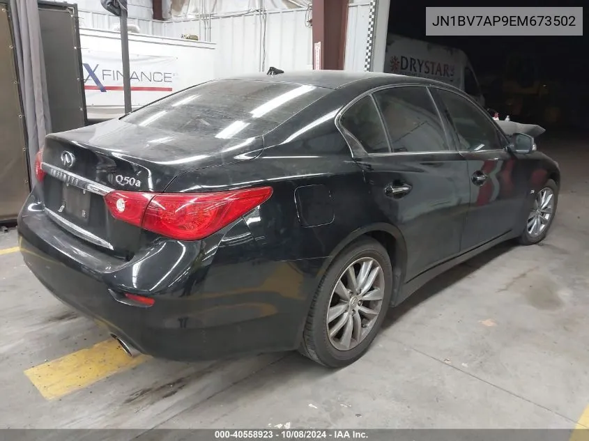 JN1BV7AP9EM673502 2014 Infiniti Q50