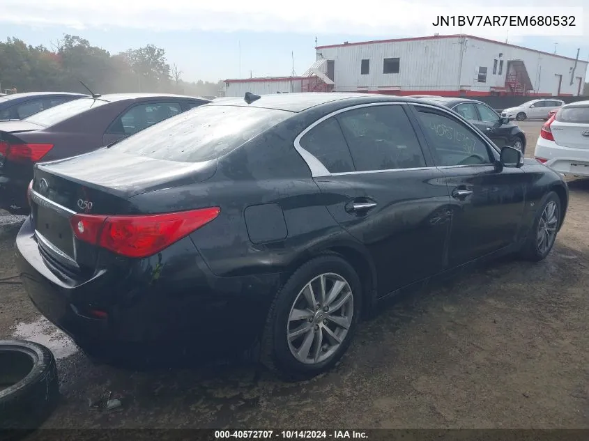 JN1BV7AR7EM680532 2014 Infiniti Q50 Premium