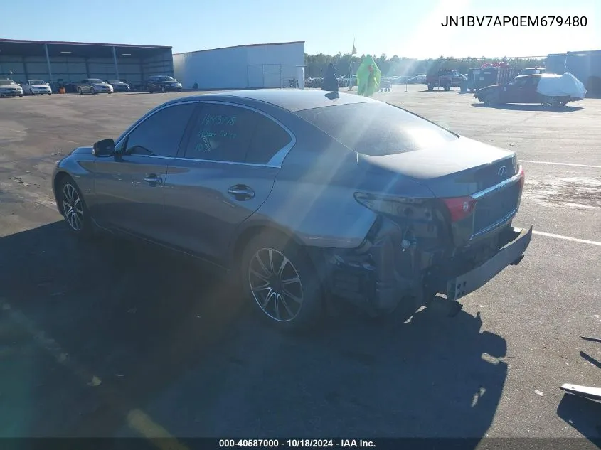 JN1BV7AP0EM679480 2014 Infiniti Q50