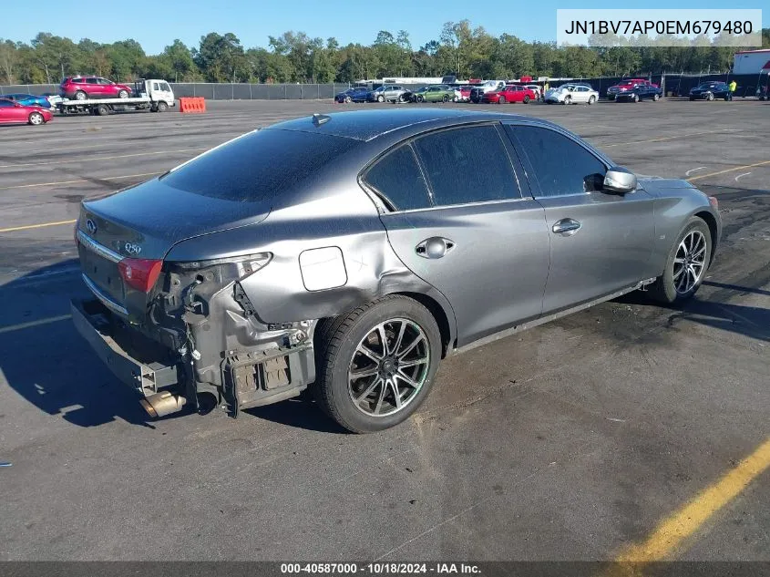 JN1BV7AP0EM679480 2014 Infiniti Q50