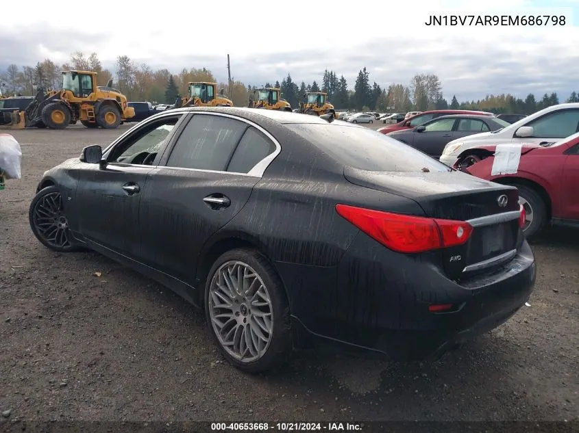 JN1BV7AR9EM686798 2014 Infiniti Q50 Premium