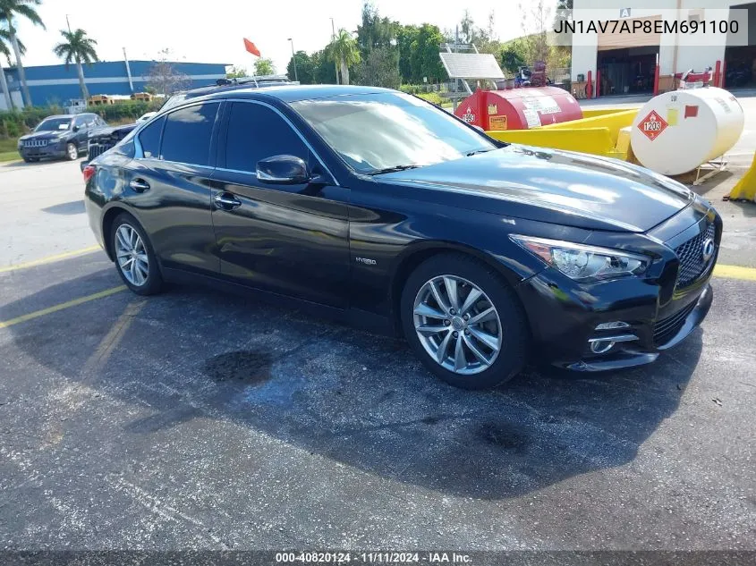 JN1AV7AP8EM691100 2014 Infiniti Q50 Hybrid Premium