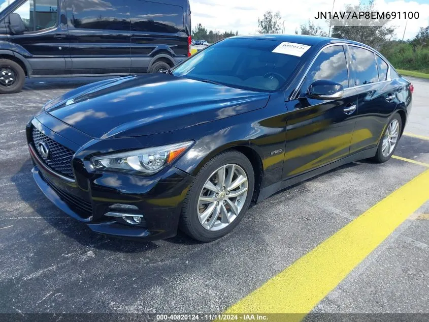 JN1AV7AP8EM691100 2014 Infiniti Q50 Hybrid Premium