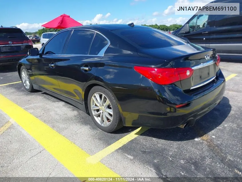 JN1AV7AP8EM691100 2014 Infiniti Q50 Hybrid Premium