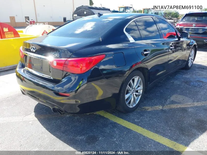 JN1AV7AP8EM691100 2014 Infiniti Q50 Hybrid Premium