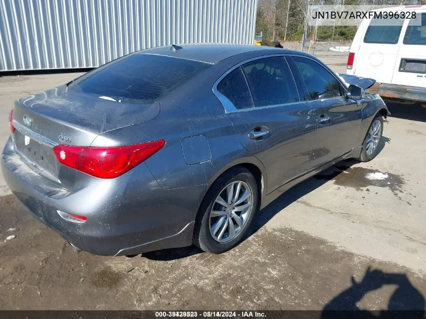 2015 Infiniti Q50 Premium VIN: JN1BV7ARXFM396328 Lot: 39429523