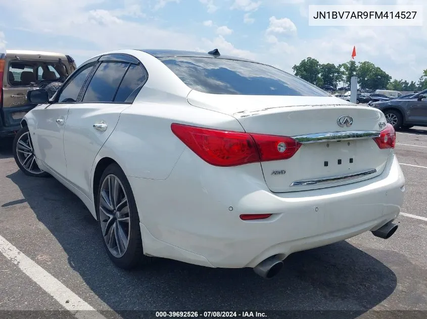 JN1BV7AR9FM414527 2015 Infiniti Q50 Sport