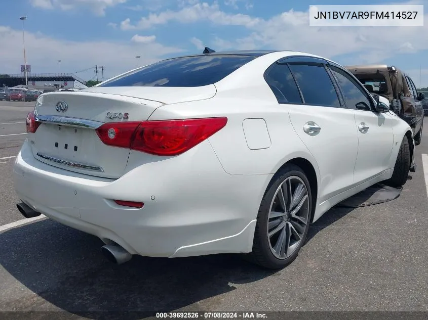 2015 Infiniti Q50 Sport VIN: JN1BV7AR9FM414527 Lot: 39692526