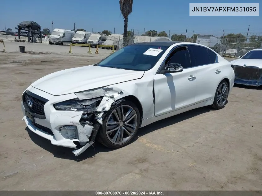 JN1BV7APXFM351095 2015 Infiniti Q50 Sport