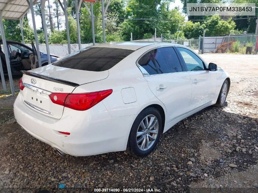 JN1BV7AP0FM338453 2015 Infiniti Q50 Premium