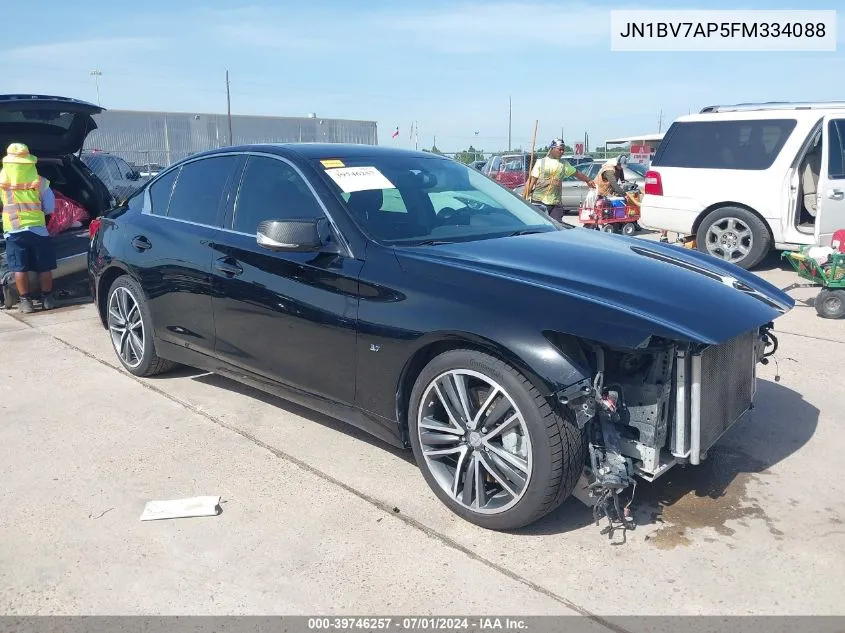 2015 Infiniti Q50 Sport VIN: JN1BV7AP5FM334088 Lot: 39746257