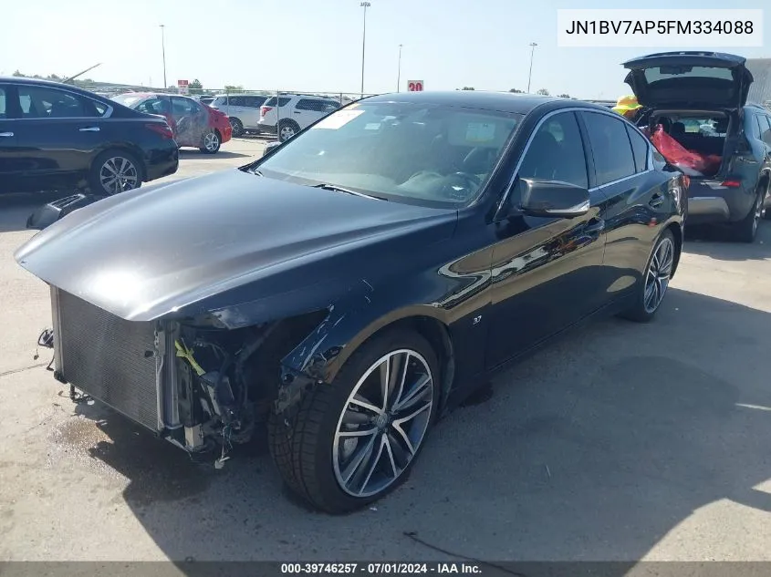 JN1BV7AP5FM334088 2015 Infiniti Q50 Sport