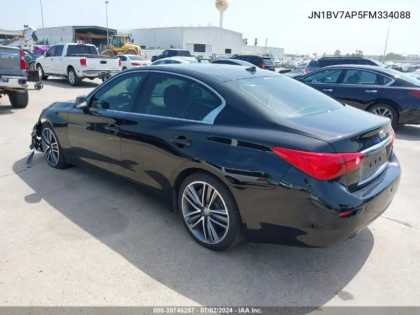 JN1BV7AP5FM334088 2015 Infiniti Q50 Sport