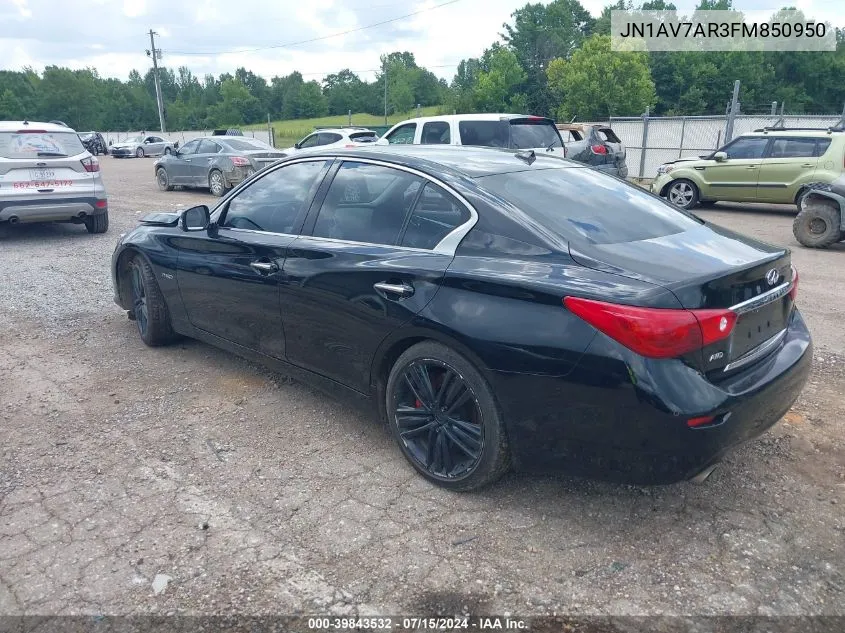 JN1AV7AR3FM850950 2015 Infiniti Q50 Hybrid Sport