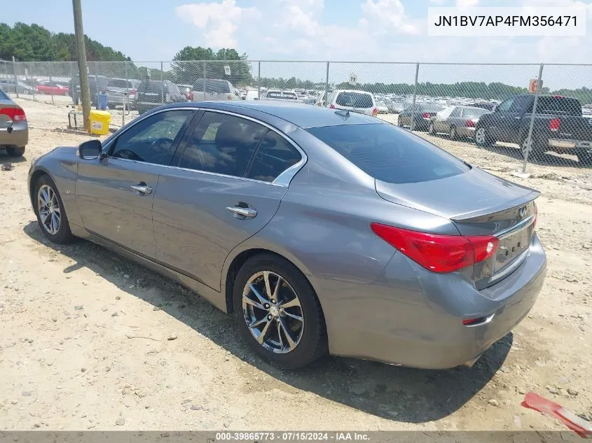 JN1BV7AP4FM356471 2015 Infiniti Q50