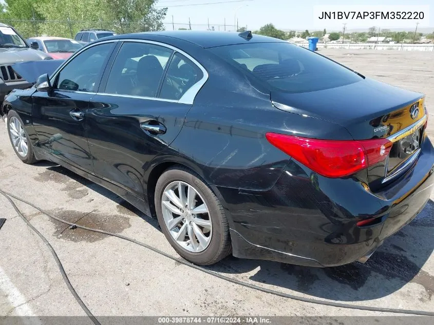 JN1BV7AP3FM352220 2015 Infiniti Q50 Premium