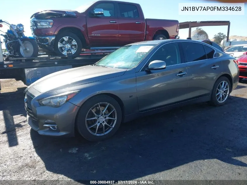 JN1BV7AP0FM334628 2015 Infiniti Q50 Premium