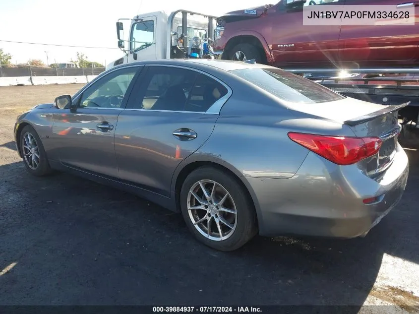 JN1BV7AP0FM334628 2015 Infiniti Q50 Premium