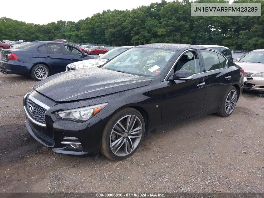 2015 Infiniti Q50 Premium/Sport VIN: JN1BV7AR9FM423289 Lot: 39906816