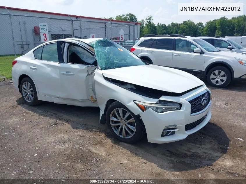 JN1BV7ARXFM423012 2015 Infiniti Q50 Premium